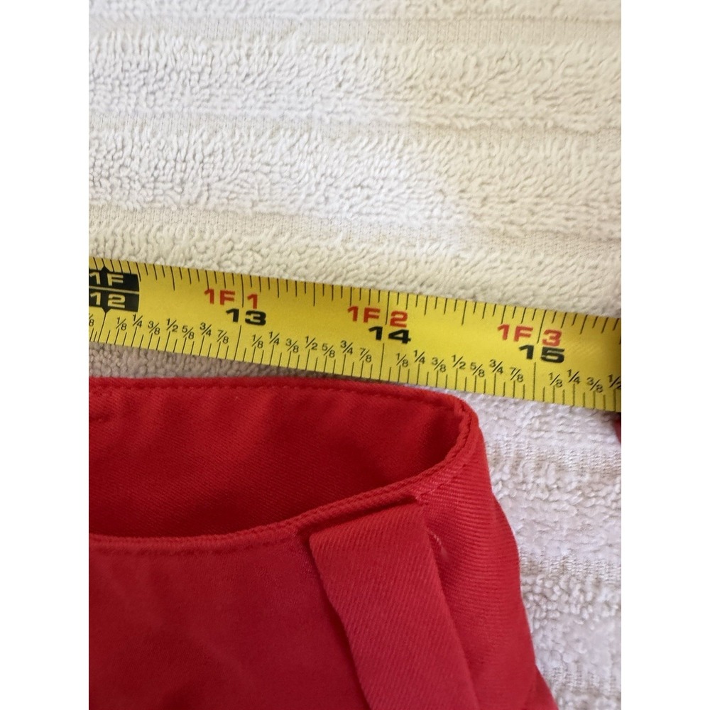 Nike Dri-Fit Golf Chino Shorts Mens 30 Red Performance Athletic Flat Front - Picture 14 of 16